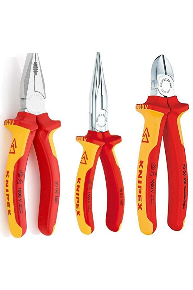 Knipex VDE 3'lü Pense Seti